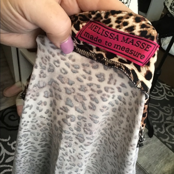 Melissa Masse Leopard Jacket Cardigan Robe XL - Picture 6 of 6